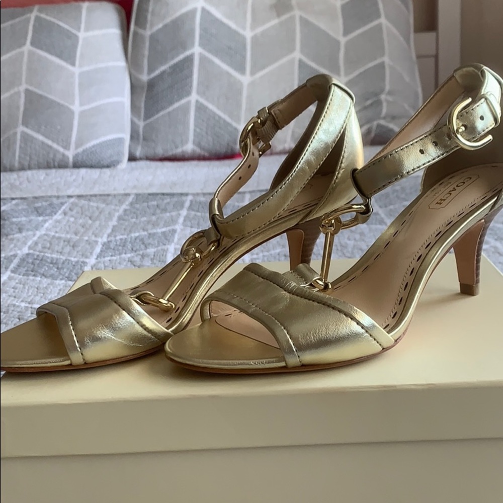 Coach heeled sandals